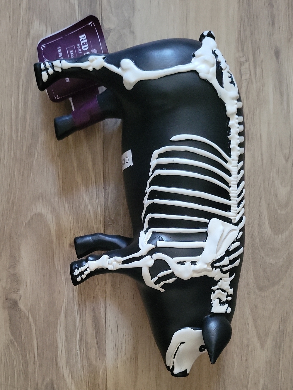 5" Pig Skeleton Decor